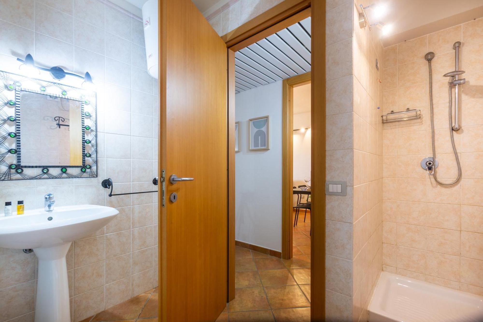 Aetos Home With Shared Swimming Pool - Porto Pino Hill Exterior photo